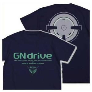 機動戦士ガンダム00 Tシャツ GNドライヴ NAVY-S【予約 再販 7月下旬 発売予定】｜o-trap