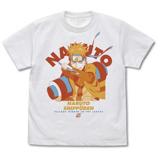 NARUTO -ナルト- 疾風伝 Tシャツ うずまきナルト WHITE-XL【予約 再販 7月中旬 ...