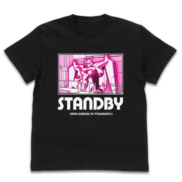 機動戦士ガンダム00 Tシャツ アリオスガンダム STANDBY BLACK-L【予約 再販 7月下...