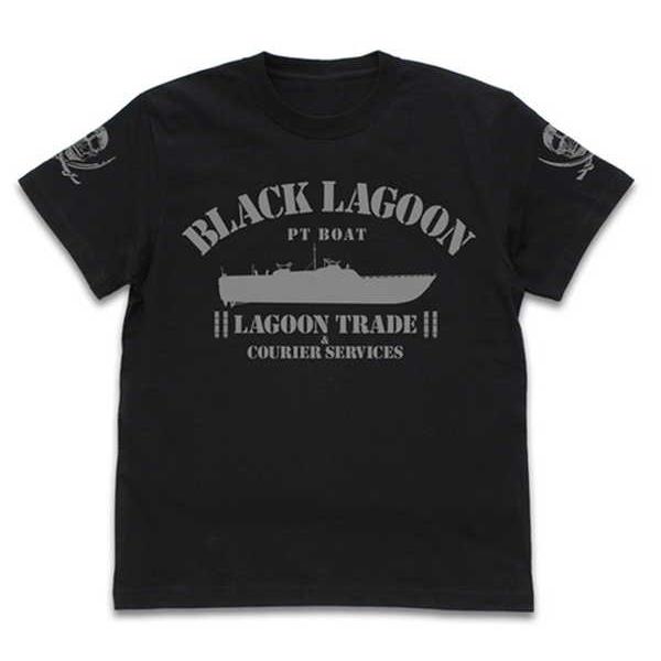 BLACK LAGOON Tシャツ ラグーン号 BLACK-L【予約 再販 7月下旬 発売予定】