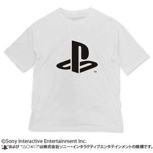 プレイステーション ビッグシルエットTシャツ “PlayStation”/WHITE-L
