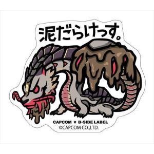 モンスターハンター CAPCOM×B-SIDE LABEL ステッカー 泥だらけっす｜o-trap