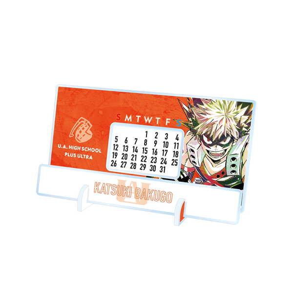 僕のヒーローアカデミア Ani-Art 卓上アクリル万年カレンダー 第5弾 爆豪勝己