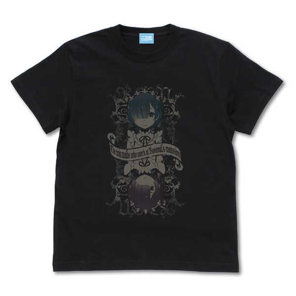 Re:ゼロから始める異世界生活 Tシャツ ラム＆レム Ver2.0 BLACK-S【予約 再販 7月...