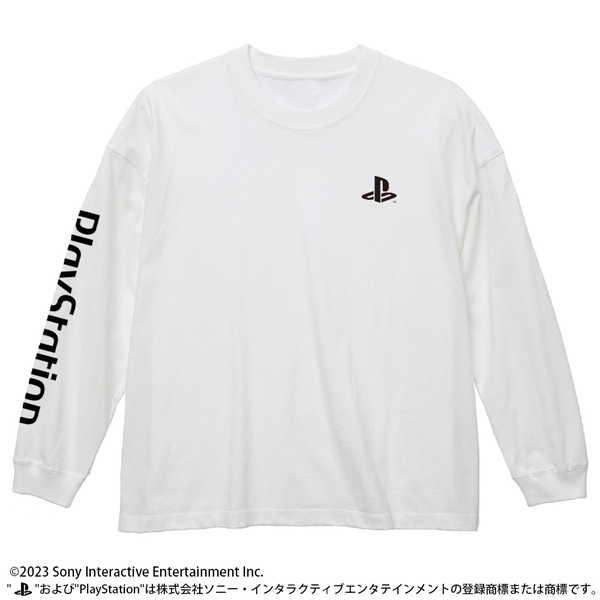 プレイステーション ビッグシルエットロングスリーブTシャツ for PlayStation WHIT...