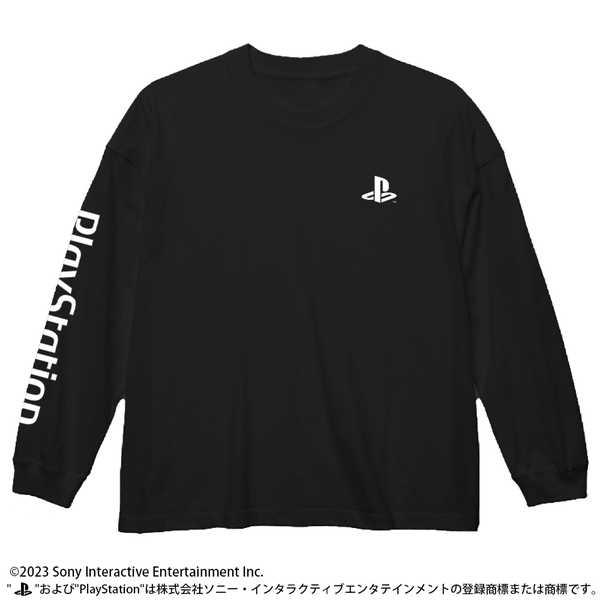 プレイステーション ビッグシルエットロングスリーブTシャツ for PlayStation BLAC...