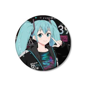 HATSUNE MIKU EXPO 10th Anniversary ホログラム缶バッジ 描き下ろし 初音ミク テックファッションver. Art by so品【予約 07/下 発売予定】｜o-trap