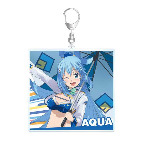この素晴らしい世界に祝福を！ BIGアクリルキーホルダー 描き下ろしイラスト アクア レースクイーン...