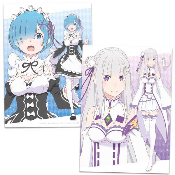 Re:ゼロから始める異世界生活 クリアファイル エミリア＆レム