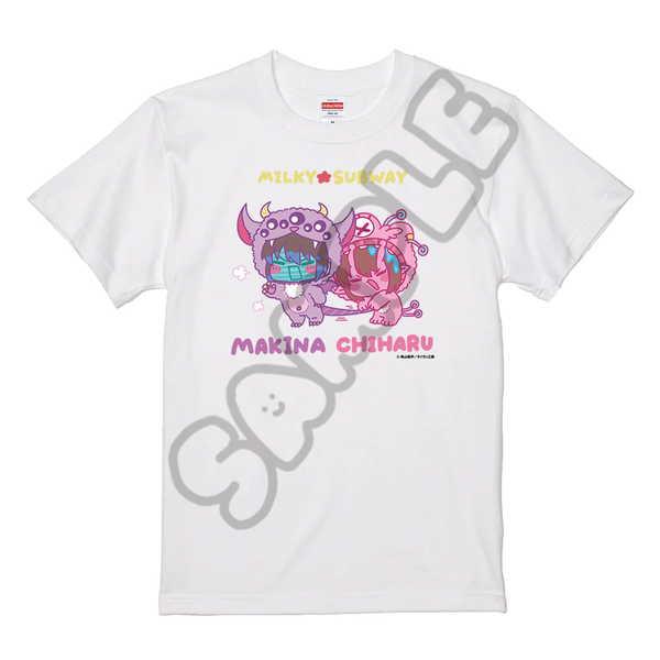 銀河特急 ミルキー☆サブウェイ Tシャツ mochocho第2弾 M-SA チハル・マキナ ホワイト...