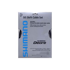 SHIMANO（シマノ） DEORE シフティングレバー用ケーブルセット（ブラック）｜o-trick