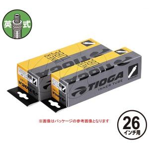 TIOGA（タイオガ） インナー チューブ 英式 26インチ/Inner Tube (English Valve) (TIT112)(26inch)(MTB用)(英式バルブ口)｜o-trick