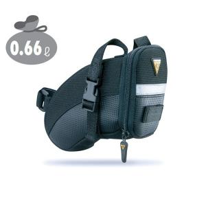 TOPEAK(トピーク) サドルバッグ エアロ ウェッジ パック (ストラップ マウント) Sサイズ AERO WEDGE PACK (STRAP MOUNT) SIZE S (BAG21901)｜o-trick