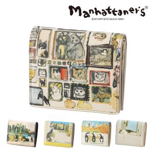 Manhattaner's（マンハッタナーズ） 二つ折財布 クラフトパース 75