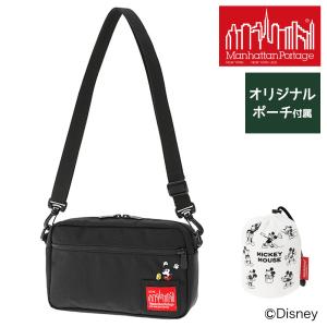 マンハッタンポーテージ ミッキー ショルダーバッグ ジョガーバッグ ミッキーマウス Manhattan Portage MP1404LMIC23 ブラック メンズ レディース｜o-zone