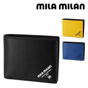 最大P+16% ミラ・ミラン 財布 二つ折り財布 オープン ホック小銭入れ mila milan コパー 253624 メンズ レディース｜o-zone