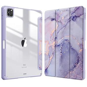Fintie iPad Pro 11 ケース 2021/ 2020/2018 11インチ 透明バックカバー Apple Pencil 収納可