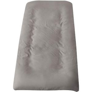 敷布団カバー セミシングル グレー 85x205cmワンタッチシーツ