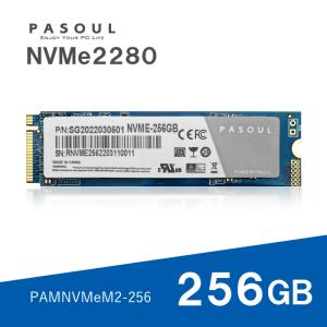 PASOUL SSD256GB NVMe M.2 2280 PCIe Gen 3.0 x2 3D TLC 省電力 最大読取り2000MB/s