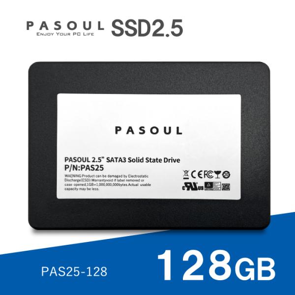 新品 PASOUL SSD128GB 2.5インチ SATA3 6GB/sに準拠 3D NAND 最...