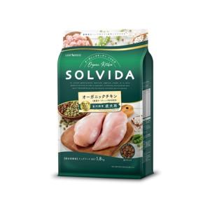 ライトハウス ソルビダ SOLVIDA 室内飼育成犬用 グレインフリー チキン 1.8kg オーガニック｜oahu