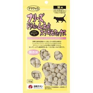 ママクック 猫用フリーズドライのムネ肉スナギモミ...の商品画像