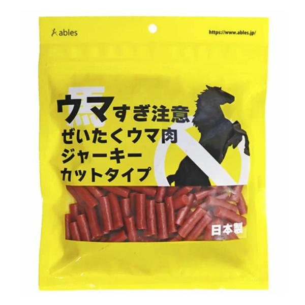 国泰ジャパン（アブレス事業部）　ウマすぎ注意　ぜいたくウマ肉ジャーキーカットタイプ　300g　日本製