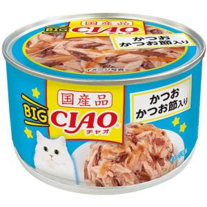 いなばペットフード BIGCIAO缶 かつお かつお節入り160g