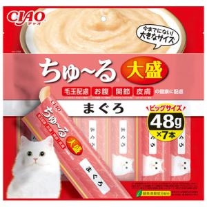 いなばペットフード　猫用　キャットフード　CIAO（チャオ）大盛りちゅ〜る　まぐろ　48g x 7本...