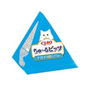 いなばペットフード 猫用 キャットフード CIAOちゅ〜るビッツ かつお かつお節ミックス味 12g アウトレット
