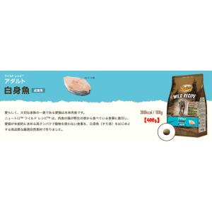 マースジャパン　ニュートロワイルドレシピ　アダルト　白身魚400g【成猫用】【グレインフリー】