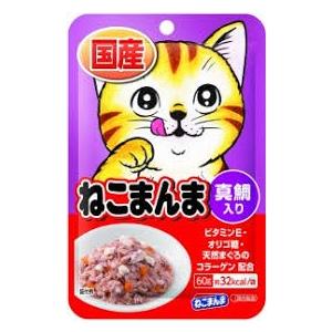 【期間限定・数量限定セール商品】はごろもフーズ　ねこまんまパウチ　真鯛入り60g【セール】