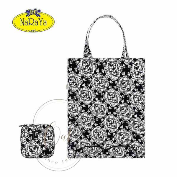 エコバッグ NaRaYa ナラヤ トートバッグ 折りたたみ 軽量 Mサイズ ペイズリーエレファント ...