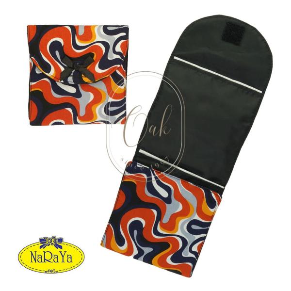 ナラヤ バッグ NaRaYa タイ ナプキンポーチ  生理用 サニタリー ３枚収納ポーチ Ｌ・オレン...