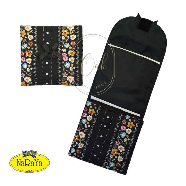 ナラヤ バッグ NaRaYa タイ ナプキンポーチ  生理用 サニタリー ３枚収納ポーチ Ｌ・ボーホ...