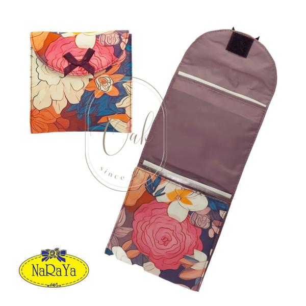 ナラヤ バッグ NaRaYa タイ ナプキンポーチ  生理用 サニタリー ３枚収納ポーチ Ｌ・フロー...