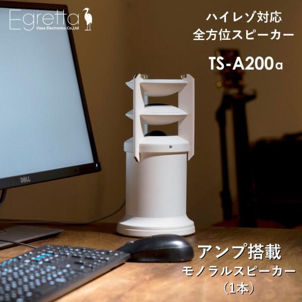 スピーカー デスクトップサイズ Egretta エグレッタ TS-A200a ハイレゾ対応 アンプ内...