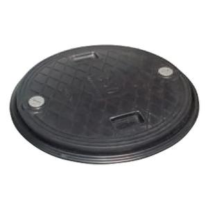 Joto マンホール 蓋 マンホールカバー 角枠付き 450 直径496mm 耐荷重