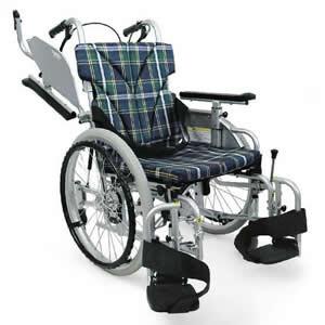 室内用六輪車いす 低床こまわりくん KAK20-40B-LO カワムラサイクル 