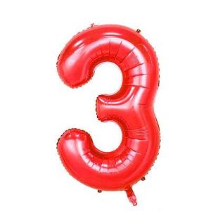 CrzPai数字バルーン 風船  記念日 バースデー 誕生日 二次会 子供の日 しちごさん パーティー飾り