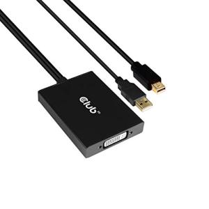 Club3D Mini DisplayPort to DVI-D DUAL LINK Active Adapter アクティブアダプタ（CAC-113