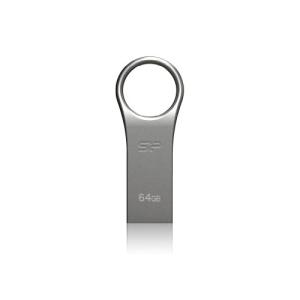 シリコンパワー USBメモリ 64GB USB2.0 防水 防塵 対衝撃 亜鉛 合金デザイン Firma F80 SP064GBUF2F80V1S