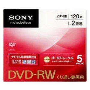 ソニー くり返し録画用 DVD-RW 1-2倍