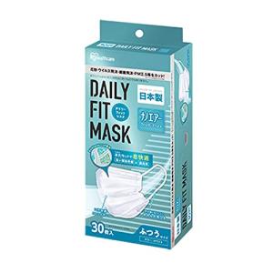 [アイリスオーヤマ] マスク 不織布 ナノエアーマスク プリーツマスク 30枚入 ふつうサイズ 不織布マスク 涼しい 通気性UP 蒸れにくい 息｜oasis420