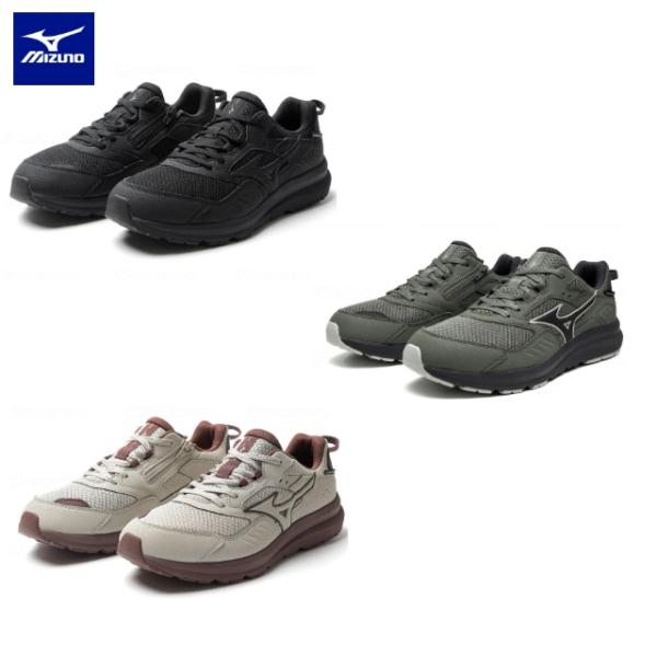 ミズノ　ウェーブフリーライドWP　スーパーワイド　ウォーキング　4E　　防水　ファスナータイプ　靴　...