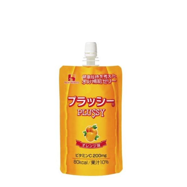 水分補給ゼリー プラッシー オレンジ味 120g　8本セット(介護用品：水分/栄養補給食品)