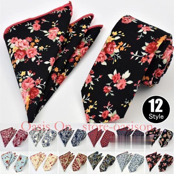 ネクタイ ポケットチーフ セット メンズ 花柄 お洒落  結婚式 二次会 ビジネス   パーティー ...