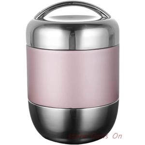 お弁当箱 保温弁当箱 保温ランチジャー 1.5L 304ステンレス保温鍋 ランチボックス 仕切り多層弁当箱 真空保温箱 学生用二重 保温