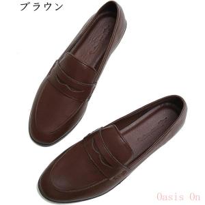 本革 ローファー レディース モカシン パンプ...の詳細画像3