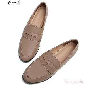 本革 ローファー レディース モカシン パンプ...の詳細画像4
